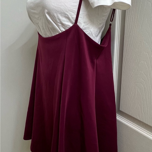Burgundy Skirt - Picture 2 of 6